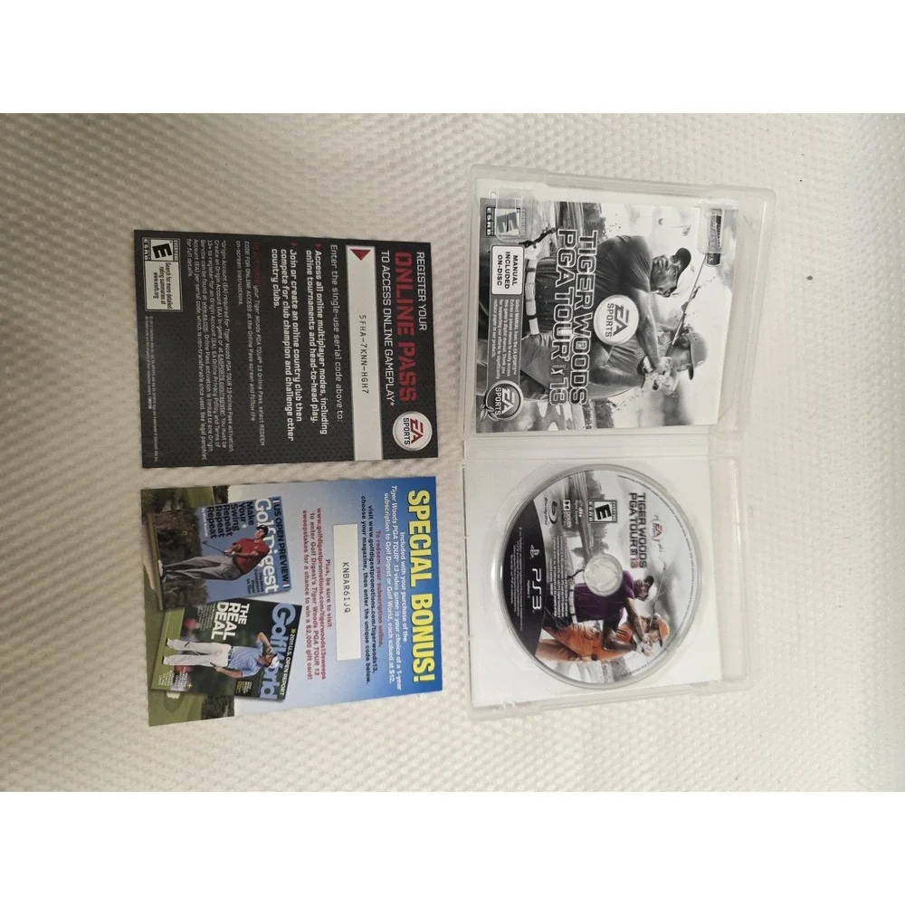 📦 Tiger Woods PGA Tour 13 (Sony PlayStation 3, 2012, PS3 w/ Masters, Works)